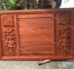Tranh Trống Đồng Hoa Sen Hai Bên Kích Thước 200*140 Cm