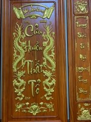 Cửu Huyền Thất Tổ Gỗ Kích Thước 127*115 Cm Gỗ Hương Đỏ
