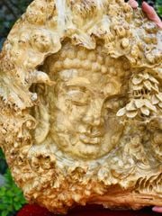 Tượng Phật - Diện Phật Kích Thước C52-S10-N42 Gỗ Nu Nghiến