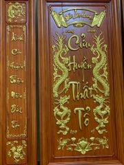 Cửu Huyền Thất Tổ Gỗ Kích Thước 127*115 Cm Gỗ Hương Đỏ