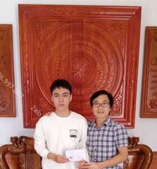 Tranh Trống Đồng Bằng Gỗ Kích Thước 140*140 Cm