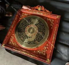 Tranh Trống Đồng Hồ Kích Thước 90*90 Cm