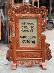 Khung Gỗ Di Ảnh Kích Thước Ngang 48 Cao 65 Sâu 16 Cm