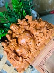 Tượng Phật - Di Lặc Kích Thước C50-S27-N26 Gỗ Hương Đá