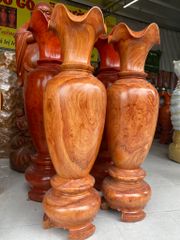 Lục Bình Gỗ Hương Đá Cao 160Cm Đường Kính 47Cm
