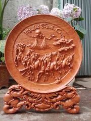 Đĩa Gỗ Mã Đáo Thành Công dk 40cm