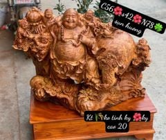 Tượng Phật - Di Lặc Sụn Nu Hương Liên Kích Thước C56-S42-N78
