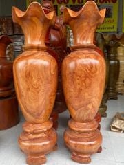 Lục Bình Gỗ Hương Đá Cao 160Cm Đường Kính 47Cm