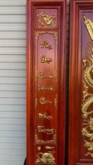 Tranh Thờ Cha Mẹ Kích Thước 108*108 Cm Gỗ Hương Đỏ