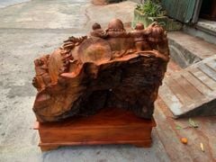 Tượng Phật - Di Lặc Sụn Nu Hương Liên Kích Thước C56-S42-N78