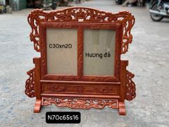 Khung Gỗ Di Ảnh Kích Thước Ngang 70 Cao 65 Sâu 16 Cm