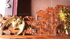 Cửa Võng Đục Truyện Gỗ Hương Đá - Mẫu 2