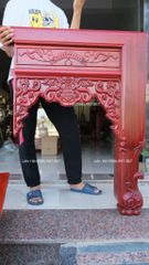 Bàn Thờ - Án Gian Đứng Gỗ Hương Đỏ Kích Thước N175*S81*C117