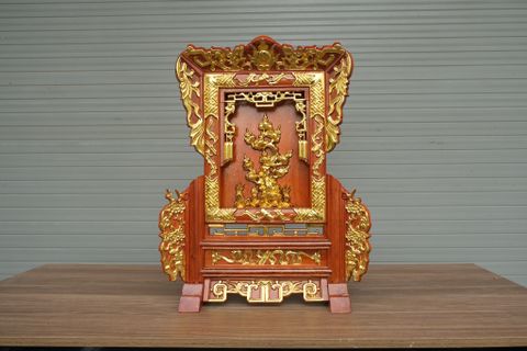 Phụ Kiện- Gương Thờ Cao 61cm, ngang đế 38cm Hương đá