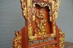 Phụ Kiện- Gương Thờ Cao 61cm, ngang đế 38cm Hương đá