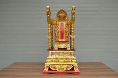 Ngai thờ Kích Thước Cao 74cm, Ngang 40cm, Sâu 33cm Gỗ Mít Sơn Sơn Thếp Vàng