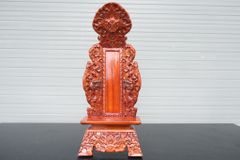 Bài Vị Gia Tiên Gỗ Mít Cao 48cm