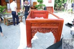 Bàn Thờ Đứng Gỗ Hương Đỏ Kích Thước N197*S97*C117 Chân Thẳng