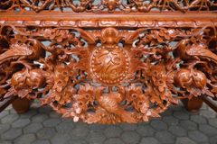 Bàn Thờ - Án Gian Đứng Gỗ Gụ - Vua Sập Thờ Đục Mai Đào Kích Thước 217