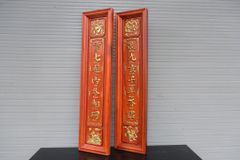 Cửu Huyền Thất Tổ Chữ Hán Gỗ Kích Thước 108*108 Cm Gỗ Hương Đỏ