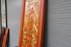 Cửu Huyền Thất Tổ Gỗ Kích Thước 108*108 Cm Gỗ Hương Đỏ