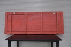 Bộ Hoành Phi Câu Đối Gỗ Liền Khối Kích Thước Hoành Phi 197*68*4 - Câu Đối 197*28*4 Gỗ Hương Đỏ - Tích Mai Đào