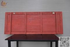Bộ Hoành Phi Câu Đối Gỗ Liền Khối Kích Thước Hoành Phi 175*67*4 - Câu Đối 175*28*4 Gỗ Hương Đỏ _ Tích Mai Đào