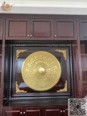 Tranh Trống Đồng - Kích Thước 80*80 Cm Gỗ Sồi