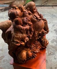 Tượng Phật - Di Lặc Sụn Nu Hương Liên Kích Thước C56-S42-N78