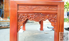 Bàn Thờ Đứng Gỗ Hương Đỏ Kích Thước N197*S97*C117 Chân Thẳng