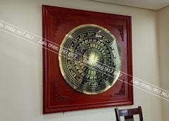 Tranh Trống Đồng Mặt CNC Bản Đồ Việt Nam Kích Thước 140*140 Cm