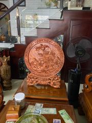 Đĩa Gỗ Cá Chép dk 30cm