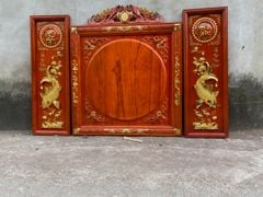 Tranh Trống Đồng Lý Ngư Vọng Nguyệt Rời