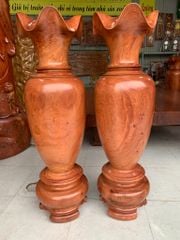 Lục Bình Gỗ Hương Đá Cao 130Cm Đường Kính 37Cm