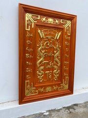Cửu Huyền Thất Tổ Gỗ Kích Thước 98*68*4 Cm Gỗ Hương Đỏ