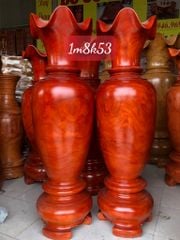 Lục Bình Gỗ Hương Đỏ Cao 180Cm Đường Kính 53Cm