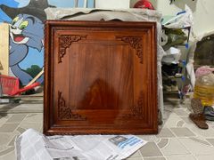 Tranh Trống Đồng Mặt Trống Dát Vàng - Mặt Gò Kích Thước 80*80 Cm Khung Vuông