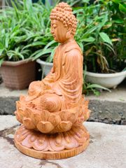Tượng Phật - Phật A Di Đà Gỗ Hương Đá Cao 50