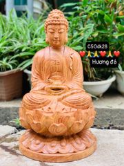 Tượng Phật - Phật A Di Đà Gỗ Hương Đá Cao 50
