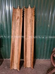 Hoành Phi Câu Đối Gỗ Gụ Kích Thước ngang 175 cao 67cm- Khung dày 6cm, ván 3cm- Câu đối 175 đường kính 30cm dày 4cm ôm cột