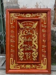 Cửu Huyền Thất Tổ Gỗ Kích Thước 98*68*4 Cm Gỗ Hương Đỏ