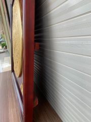 Tranh Trống Đồng Khung Hương Dát Vàng Kích Thước 90*90 Cm Khung Vuông