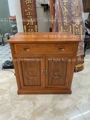 Bàn Thờ Chung Cư- Gỗ Gõ Đỏ Kích Thước N127*S61*C127