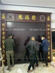 Bàn Thờ Đứng Gỗ Gụ Kích Thước N197*S97*C117- Đục Sen