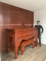 Bàn Thờ Đứng Gỗ Gụ Kích Thước N197*S97*C117