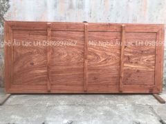 Tranh Gỗ Vinh Quy Bái Tổ Kênh Bong Kích Thước ngang 182, cao 81cm hương đá dày 6cm