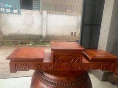Phụ Kiện- Tam Cấp bát hương- gỗ hương đá/Gõ