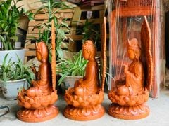 Tây Phương Tam Thanh Kt50dk28 hương đá