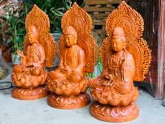 Tây Phương Tam Thanh Kt50dk28 hương đá