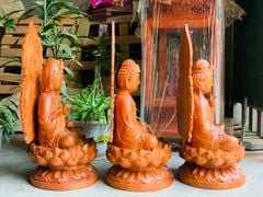 Tây Phương Tam Thanh Kt50dk28 hương đá